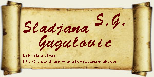 Slađana Gugulović vizit kartica